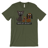 WHO LET THE DOGS OUT?  T-shirt