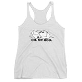 OH MY DOG!  women's racerback tank