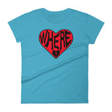 WHERE IS THE LOVE? women's t-shirt