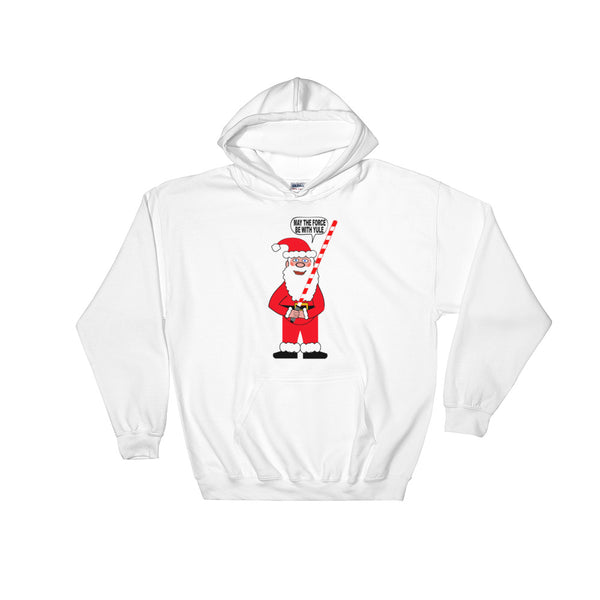 MAY THE FORCE BE WITH YULE hooded sweatshirt