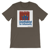 UNINHABITAT FOR INHUMANITY t-shirt