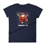 MERRY A F  II women's t-shirt