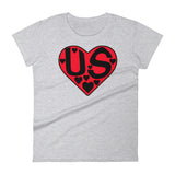 LOVE US women's t-shirt