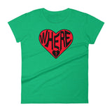 WHERE IS THE LOVE? women's t-shirt