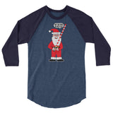 MAY THE FORCE BE WITH YULE  3/4 sleeve raglan shirt