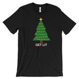 GET LIT CHRISTMAS Tree-shirt