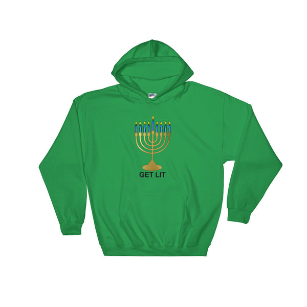 GET LIT MENORRAH - Holiday Hoodie