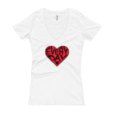 LOVE EVERY DAY Women's v-Neck t-shirt