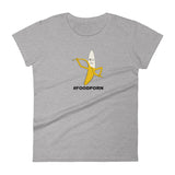 #FOODPORN BANANA women's hashtag t-shirt