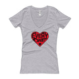 LOVE EVERYONE V-Neck Women's T-shirt