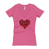 LOVE EVERYONE V-Neck Women's T-shirt