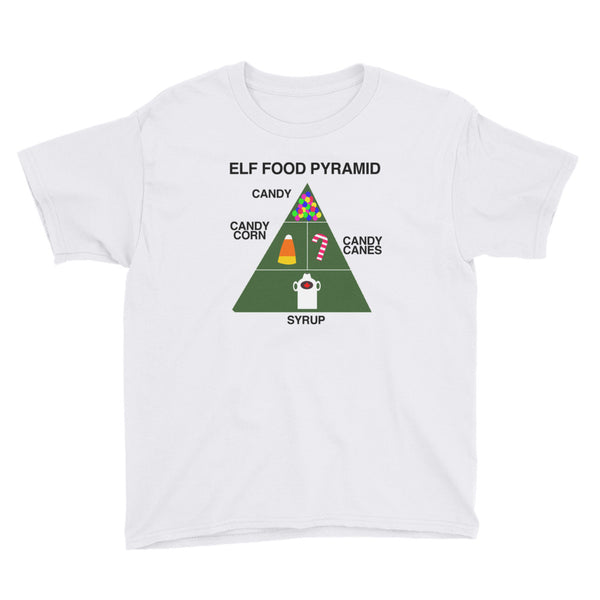 ELF FOOD PYRAMID kids t-shirt