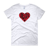 VALENTINE LOVE - women's t-shirt