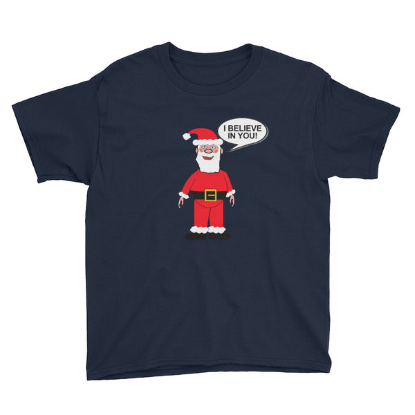 SANTA BELIEVES IN YOU kids t-shirt