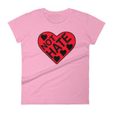 LOVE NOT HATE women's t-shirt