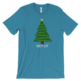 GET LIT CHRISTMAS Tree-shirt