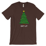 GET LIT CHRISTMAS Tree-shirt