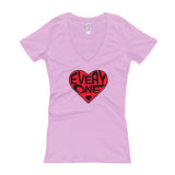 LOVE EVERYONE V-Neck Women's T-shirt