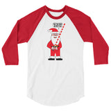 MAY THE FORCE BE WITH YULE  3/4 sleeve raglan shirt