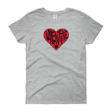 VALENTINE LOVE - women's t-shirt