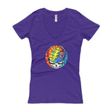 DEAD DYE women's v-Neck T-shirt