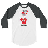 MAY THE FORCE BE WITH YULE  3/4 sleeve raglan shirt