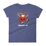 MERRY A F  II women's t-shirt