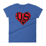 LOVE US women's t-shirt