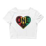 ONE LOVE women’s crop Tee