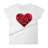 LOVE NOT HATE women's t-shirt