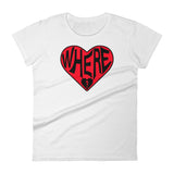 WHERE IS THE LOVE? women's t-shirt