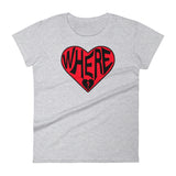 WHERE IS THE LOVE? women's t-shirt