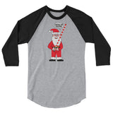 CHRISTMAS I AM YOUR FATHER   3/4 sleeve raglan shirt